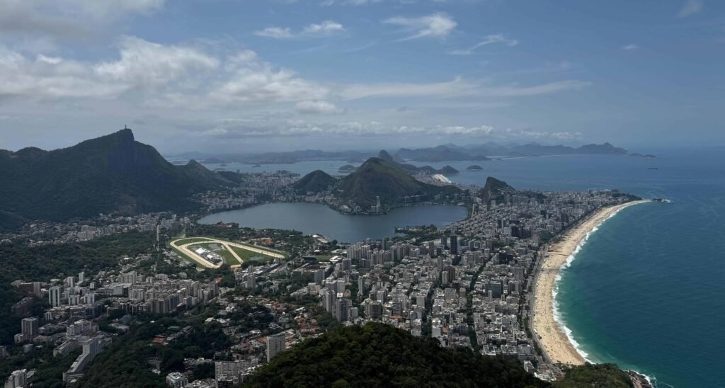 View from the top over Leblon and Ipanema